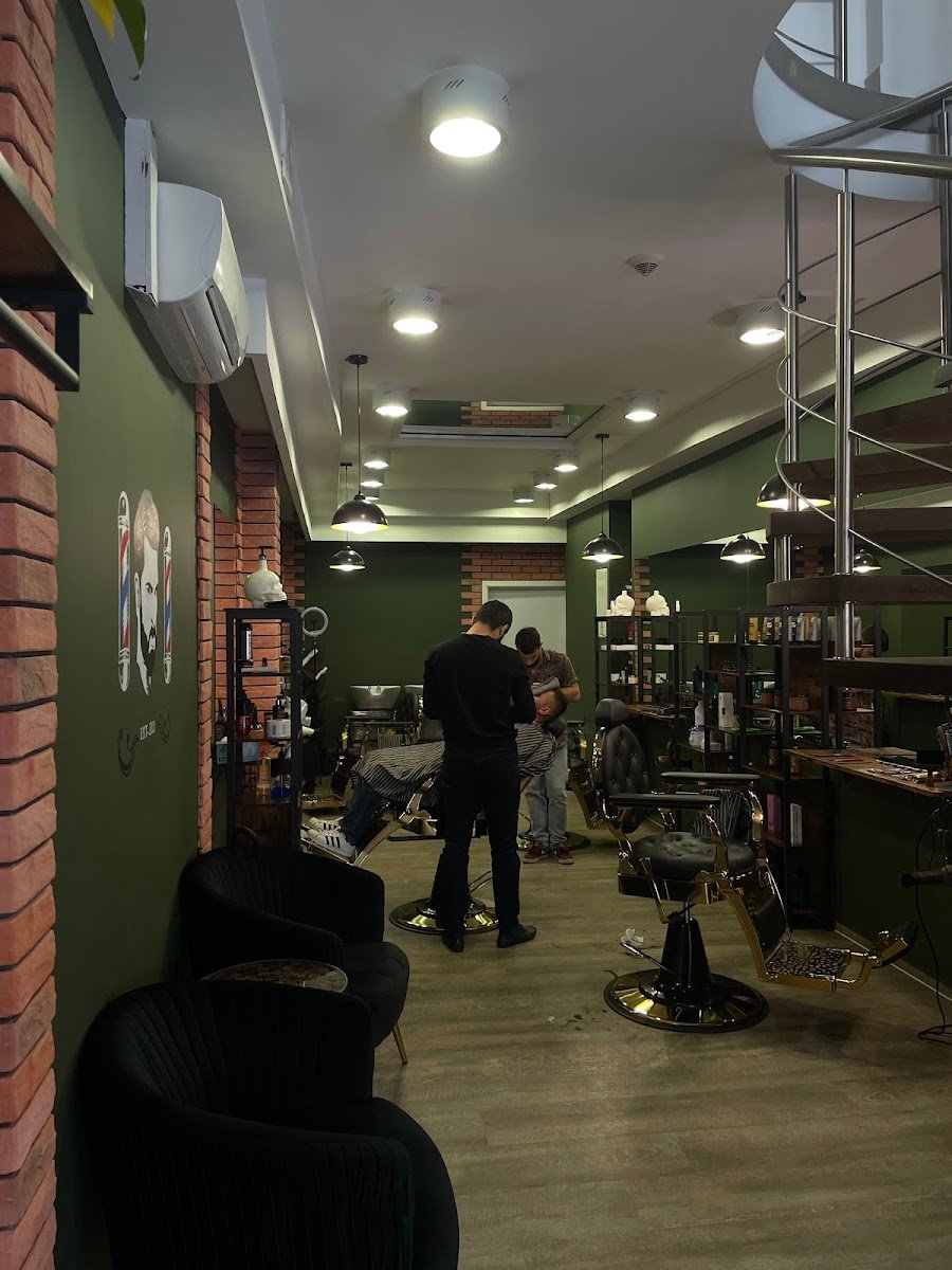 Deluxe Barbershop — detale wnętrza